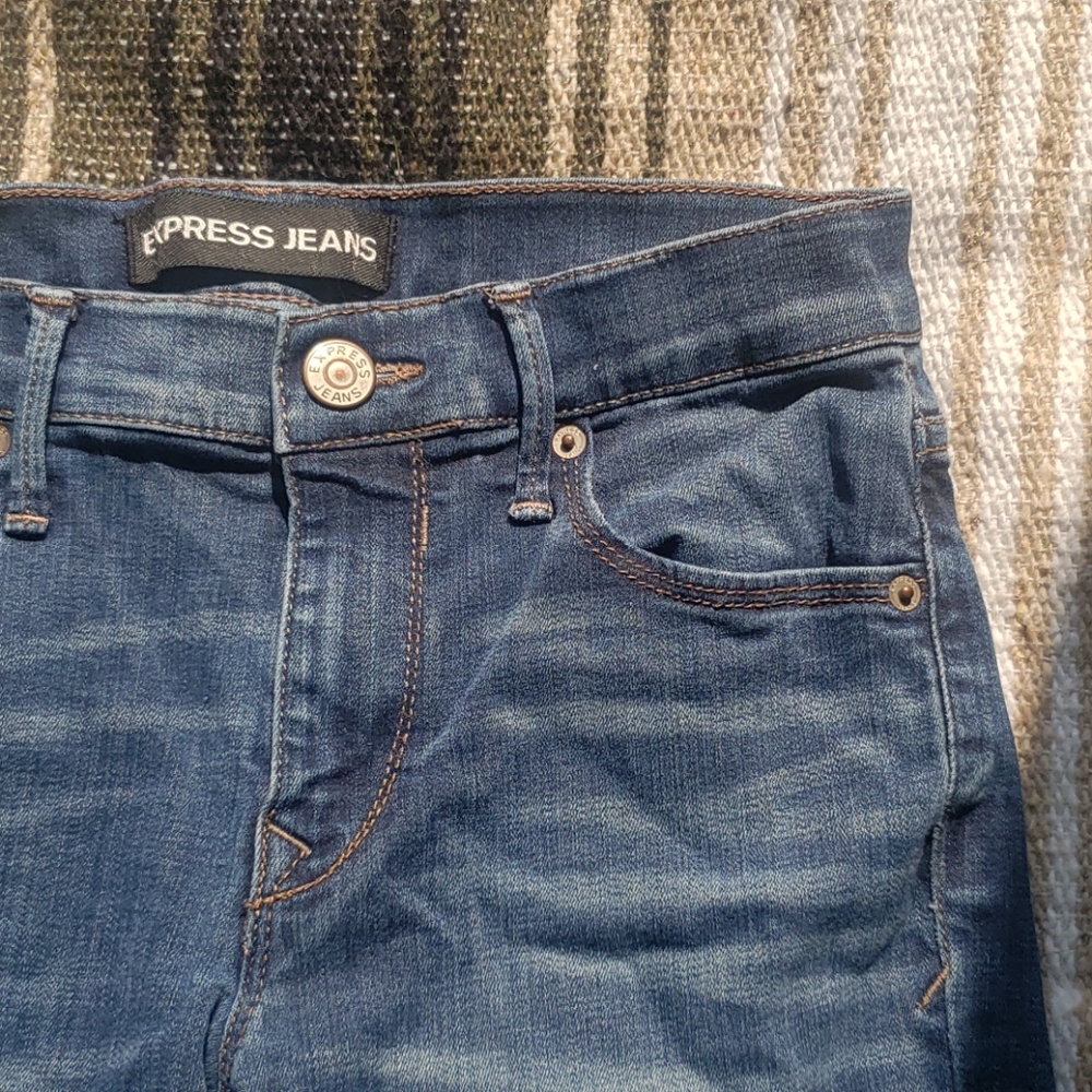 Express mid rise jeans